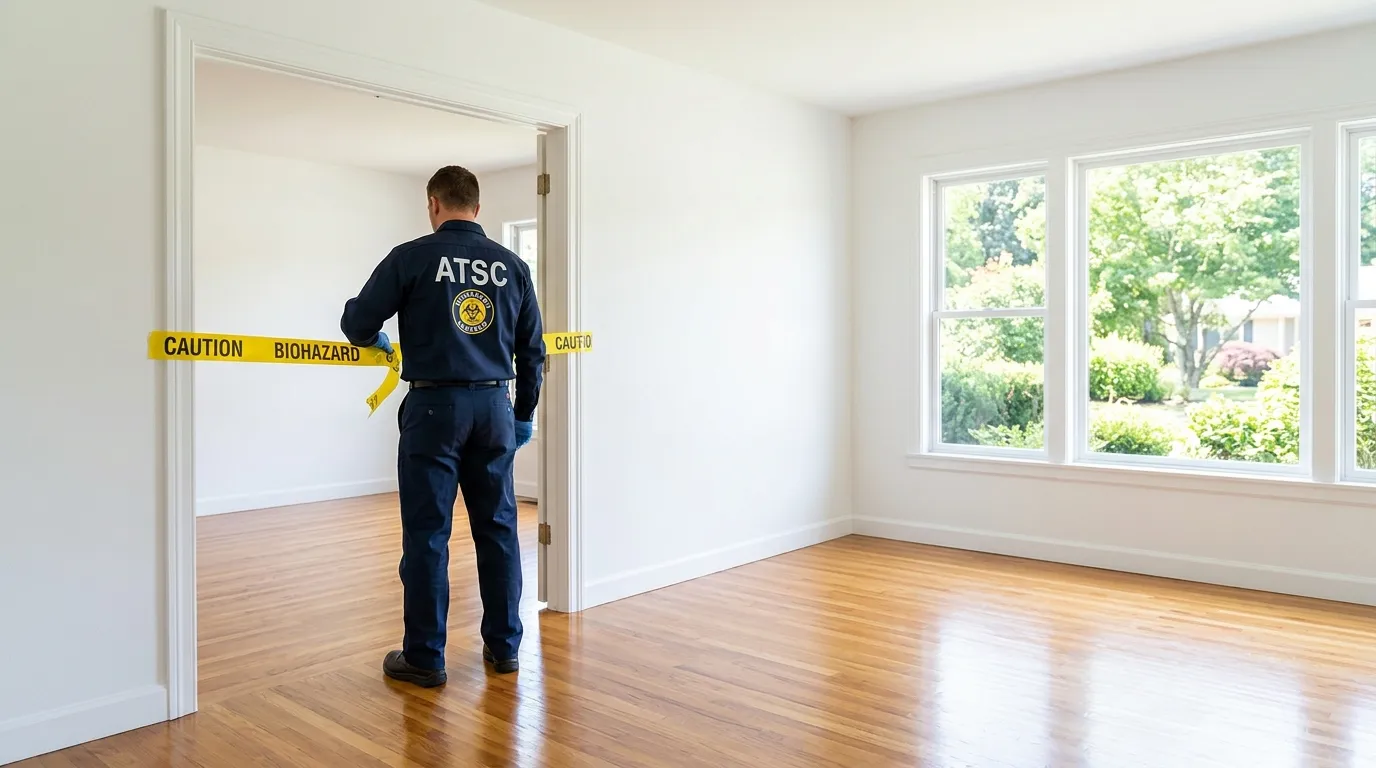 Certified biohazard cleanup crew performing Decomposition Cleanup in Bay Point